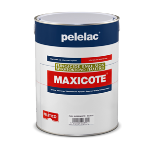 MAXICOTE FUNGICIDE EMULSION PAINT P101 SUPERWHITE 2.5L PELELAC PELETICO (ΑΝΤΙΜΟΥΧΛΙΚΟ ΧΡΩΜΑ)